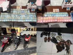 Operasi Sabung Ayam di Kajang, Dua Terduga Pelaku Diamankan Beserta Motor dan Uang Tunai