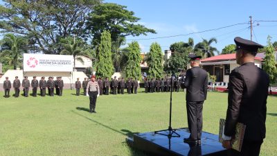 Peringati Hari Sumpah Pemuda ke-97, Polres Bulukumba Gelar Upacara Bendera Penuh Khidmat