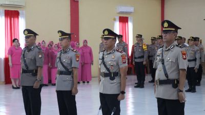 Polres Bulukumba Gelar Sertijab, Kasat Binmas dan Kapolsek Bonto Tiro Berganti