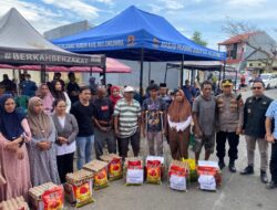 Polres Bulukumba dan Bhayangkari Salurkan Bantuan untuk Korban Kebakaran di Terang-Terang