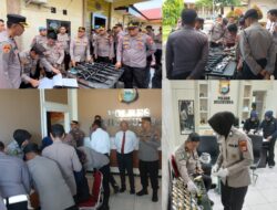 Sidak! Pemeriksaan Senpi dan Urine Personel Polres Bulukumba