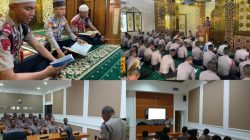 Personel Polres Bulukumba dan Siswa Latja SPN Batua Makassar Gelar Binrohtal