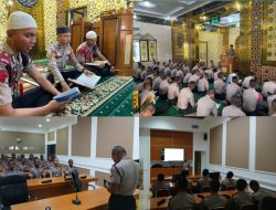 Personel Polres Bulukumba dan Siswa Latja SPN Batua Makassar Gelar Binrohtal