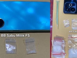 Satresnarkoba Polres Bulukumba Ringkus Bandar dan Kurir Sabu, 11 Gram Sabu Diamankan.