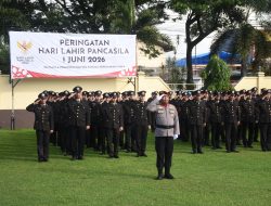 Peringati Hari Lahir Pancasila, Polres Bulukumba Gelar Upacara Bendera Dipimpin Kapolres.