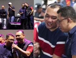 Potret Kebersamaan Kapolres dan Kajari Bulukumba Saat Nobar Piala Dunia di Lapda.
