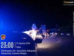 Patroli Gabungan Sat Lantas, Samapta dan Polsek Ujung Bulu, Upaya Ciptakan Kamtibmas Kondusif