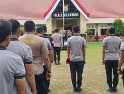 Pimpin Apel Pagi Perdana, AKBP Stephanus Luckyto Tekankan Disiplin, Kebersihan, dan Kecintaan terhadap Organisasi