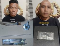 Dua Pria Diamankan Satnarkoba Polres Bulukumba, Beserta Satu Saset diduga Sabu.