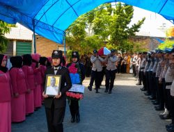 Aiptu Aspar Berpulang, Polres Bulukumba Gelar Upacara Pemakaman Secara Dinas.