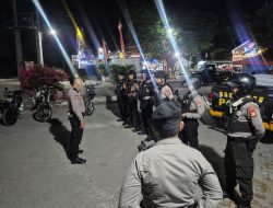 Kasat Samapta Polres Bulukumba Pimpin Patroli Malam Sasar Permukiman Padat Penduduk.