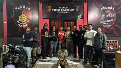 Pelarian Residivis Kasus Pencurian Terhenti di Kendari, HD Dilumpuhkan Resmob Polres Bulukumba
