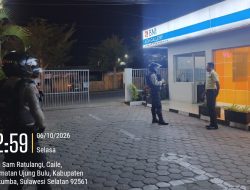 Patroli Presisi Sat Samapta Polres Bulukumba Sasar Obyek Vital dan Fasilitas Umum