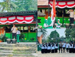 Polisi Peduli Pendidikan, Bhabinkamtibmas Aiptu Jusman Jadi Pembina Upacara di MIS Padi