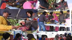 Polisi Stop Kendaraan Kurir dan Bentor, Bagikan Makanan Gratis di Jalur Dua Sam Ratulangi Bulukumba