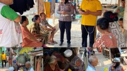 Unit Kamsel Sat Lantas Polres Bulukumba Gelar Penyuluhan Lalu Lintas dan Salurkan Sembako kepada Warga