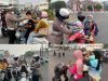 Bulukumba dikepung Asap, Polisi Bagikan Masker kepada Pengguna Jalan